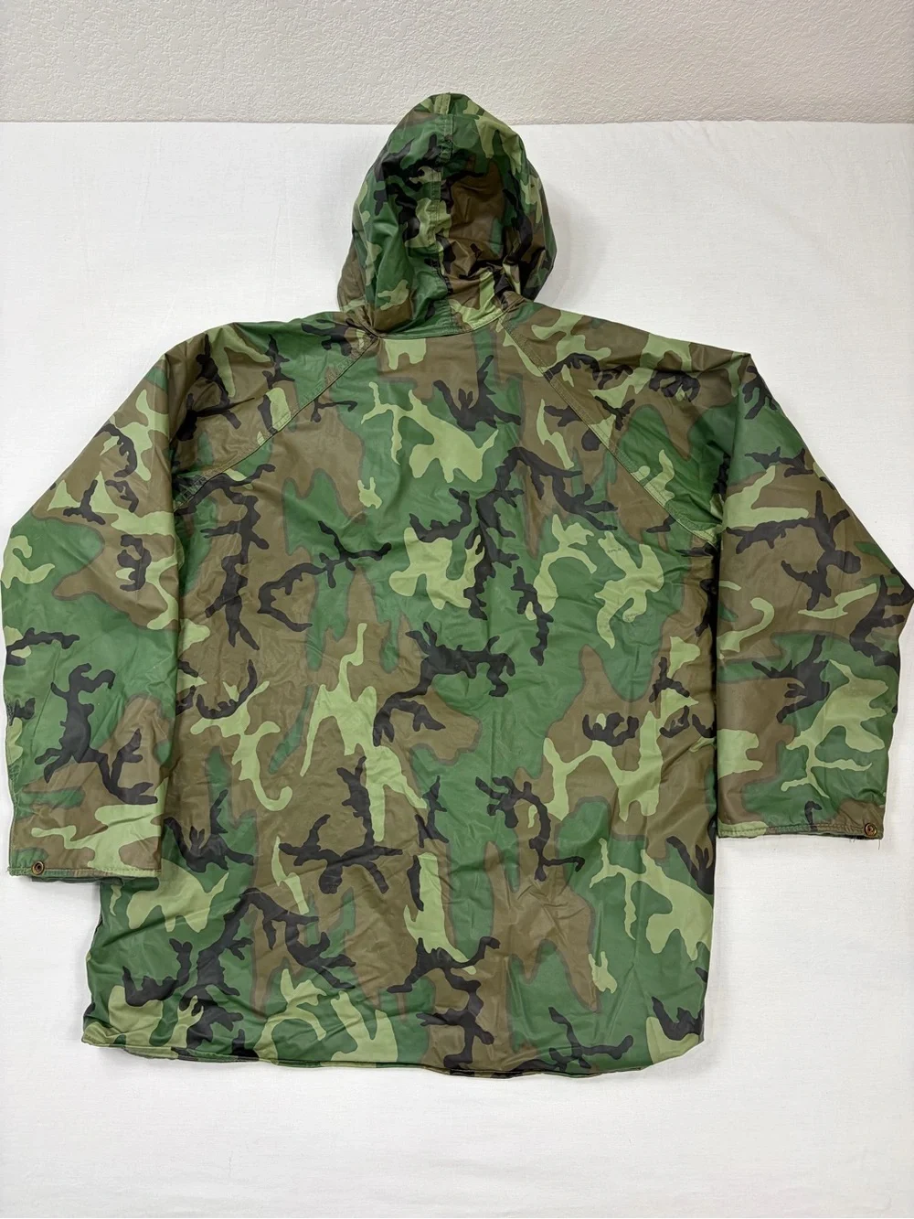 Vintage America’s Cup Camo Rain Jacket XL Hooded Utility Gorpcore Outdoor Coat